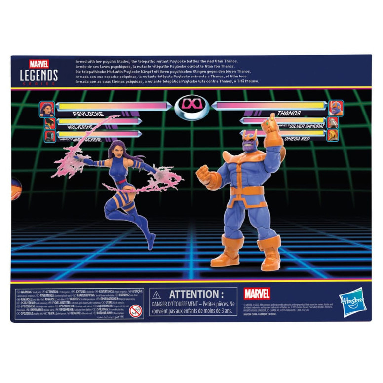 Hasbro Marvel Legends Serie Gamerverse - Psylocke contro Thanos