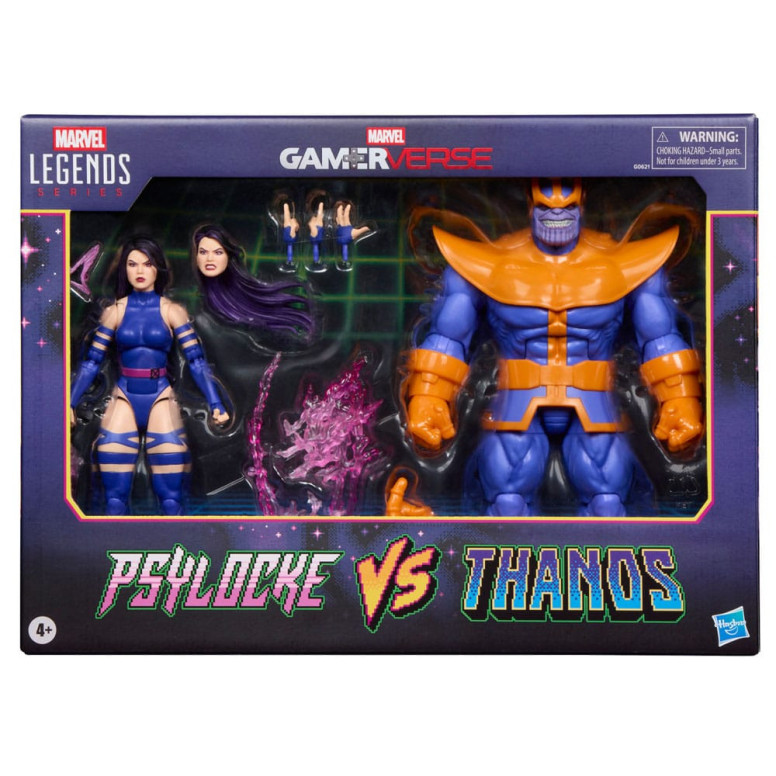 Hasbro Marvel Legends Serie Gamerverse - Psylocke contro Thanos