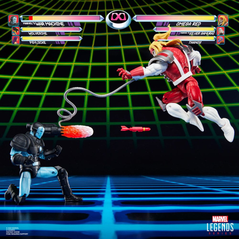 Hasbro Marvel Legends Serie Gamerverse - War Machine contro Omega Red