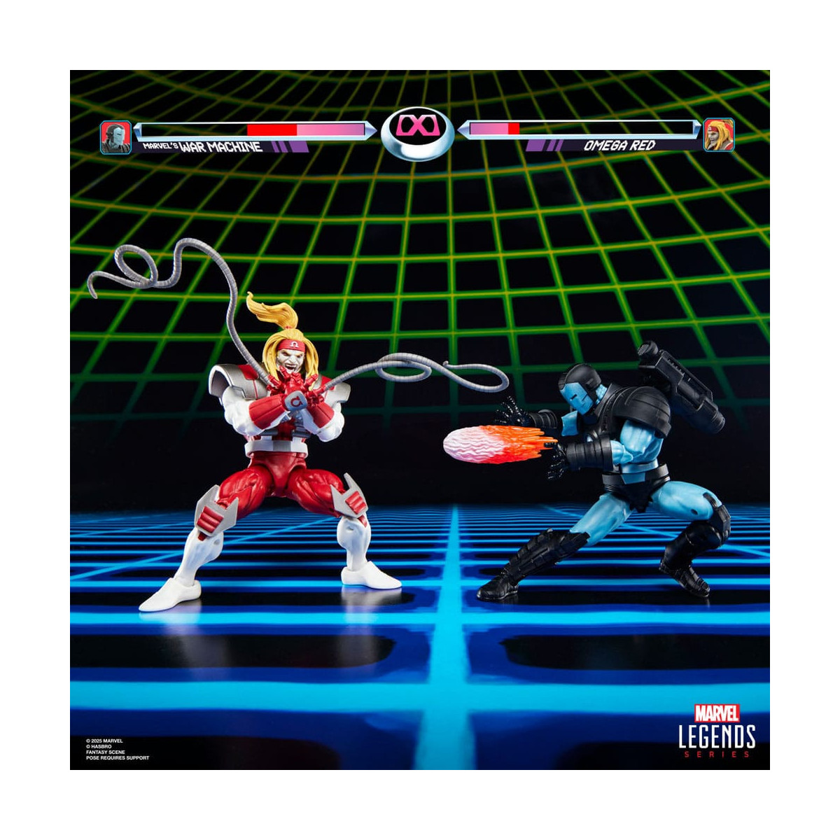 Hasbro Marvel Legends Serie Gamerverse - War Machine contro Omega Red