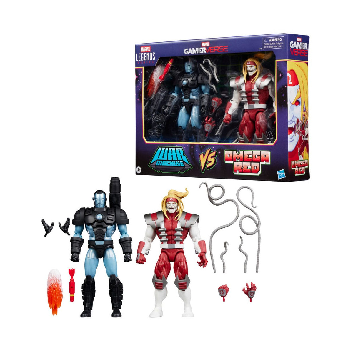 Hasbro Marvel Legends Serie Gamerverse - War Machine contro Omega Red