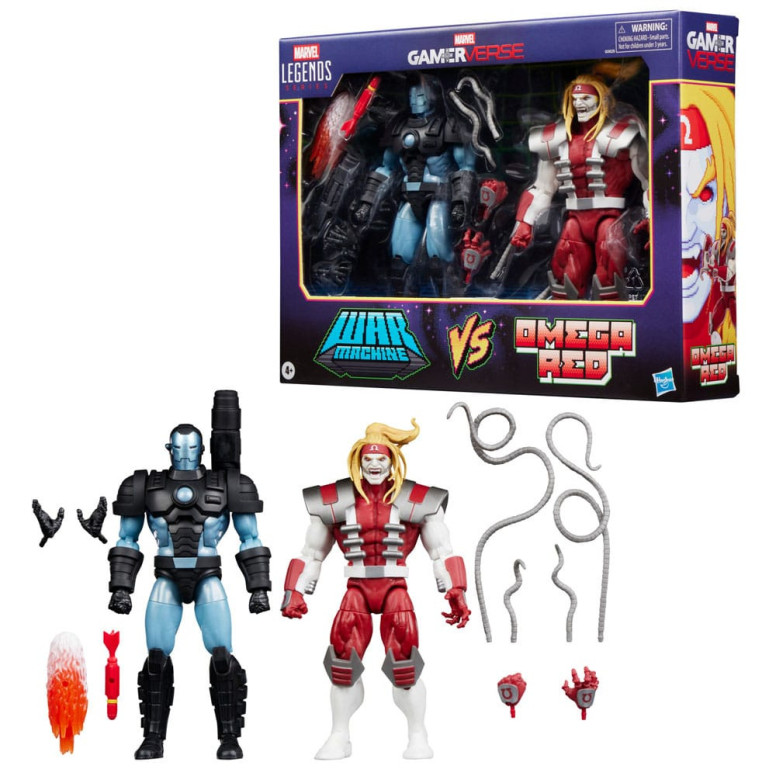 Hasbro Marvel Legends Serie Gamerverse - War Machine contro Omega Red