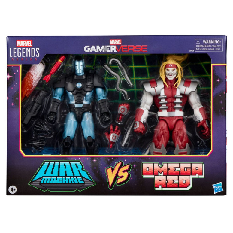 Hasbro Marvel Legends Serie Gamerverse - War Machine contro Omega Red