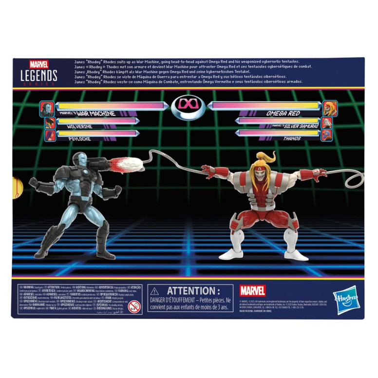 Hasbro Marvel Legends Serie Gamerverse - War Machine contro Omega Red