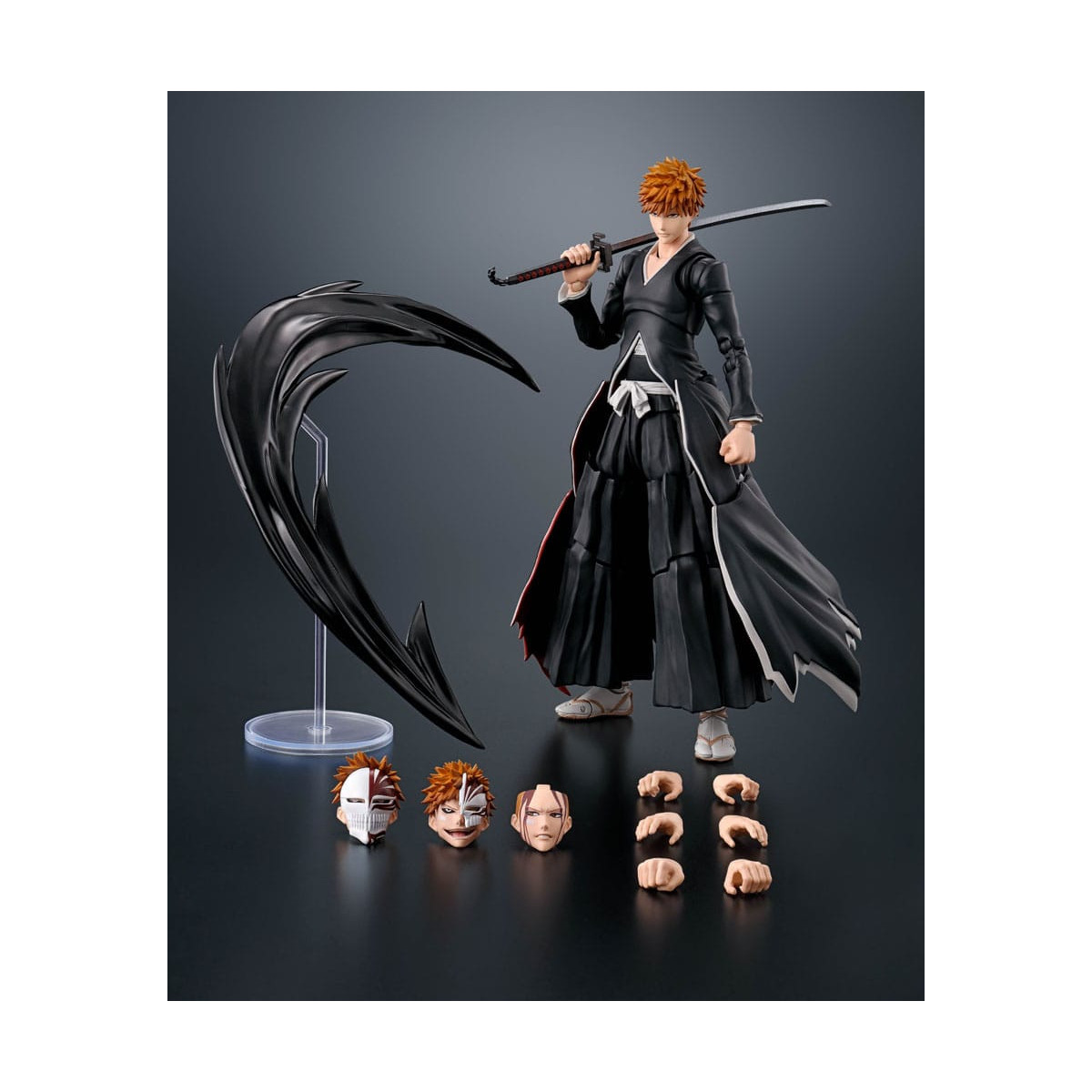 Tamashii Bandai - ICHIGO KUROSAKI GETSUGATENSHO - Bleach 1000 YEAR BLOOD WAR - SH Figuarts SHF