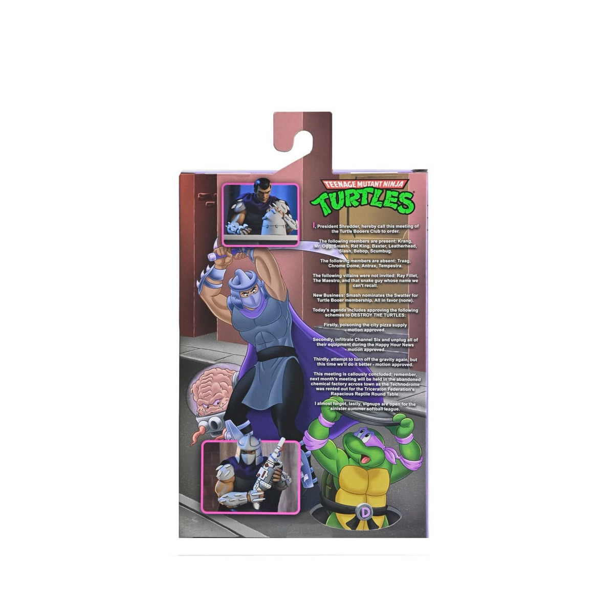 NECA - Ultimate Shredder VHS (colori classici) - Cartone animato TMNT