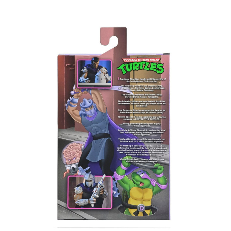 NECA - Ultimate Shredder VHS (colori classici) - Cartone animato TMNT