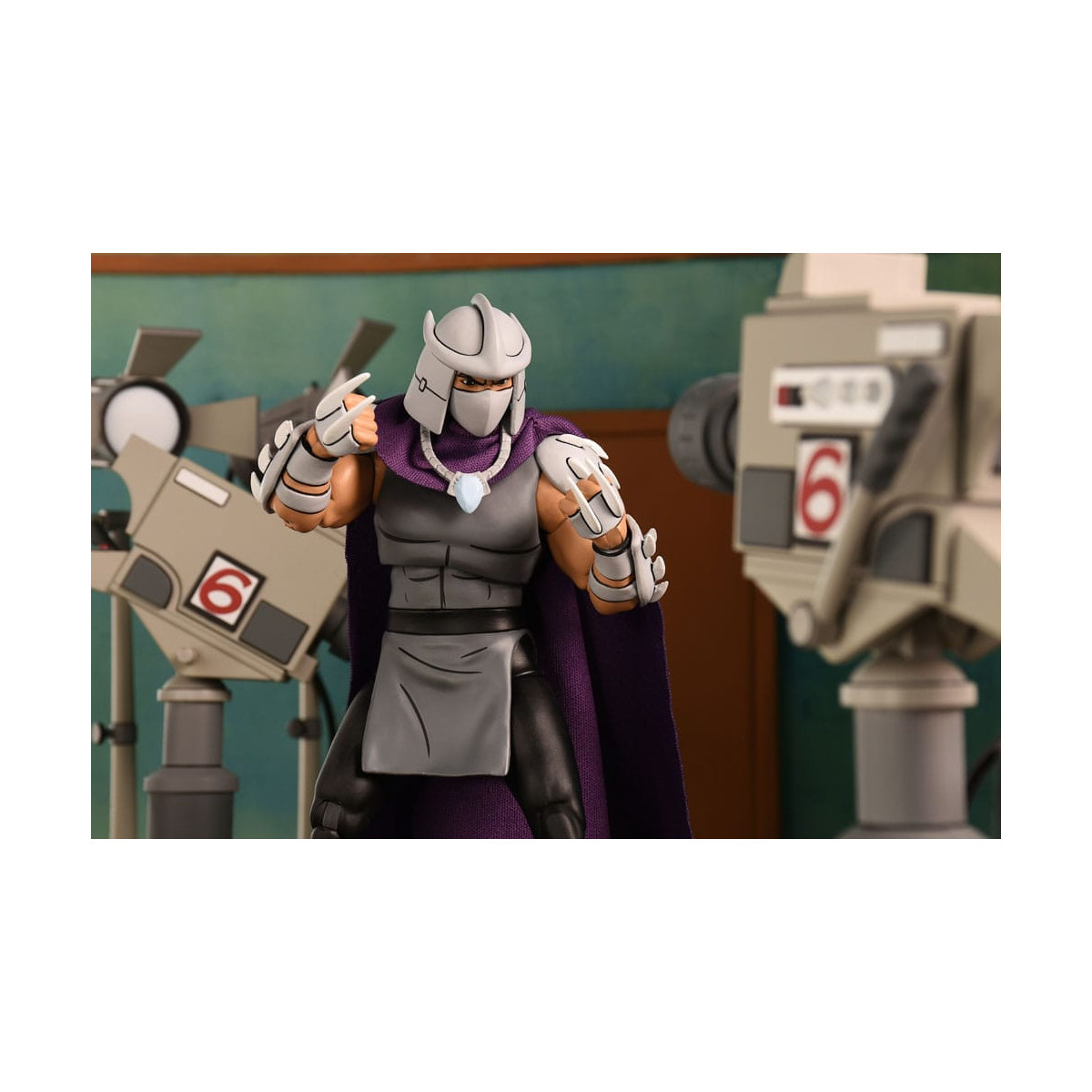 NECA - Ultimate Shredder VHS (colori classici) - Cartone animato TMNT
