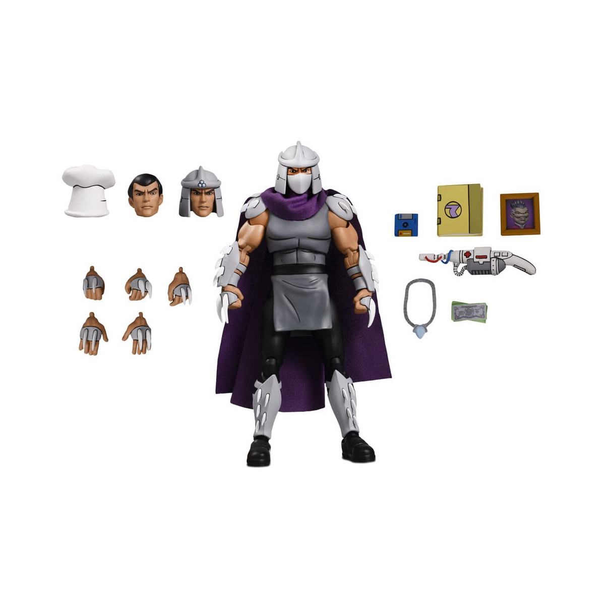 NECA - Ultimate Shredder VHS (colori classici) - Cartone animato TMNT