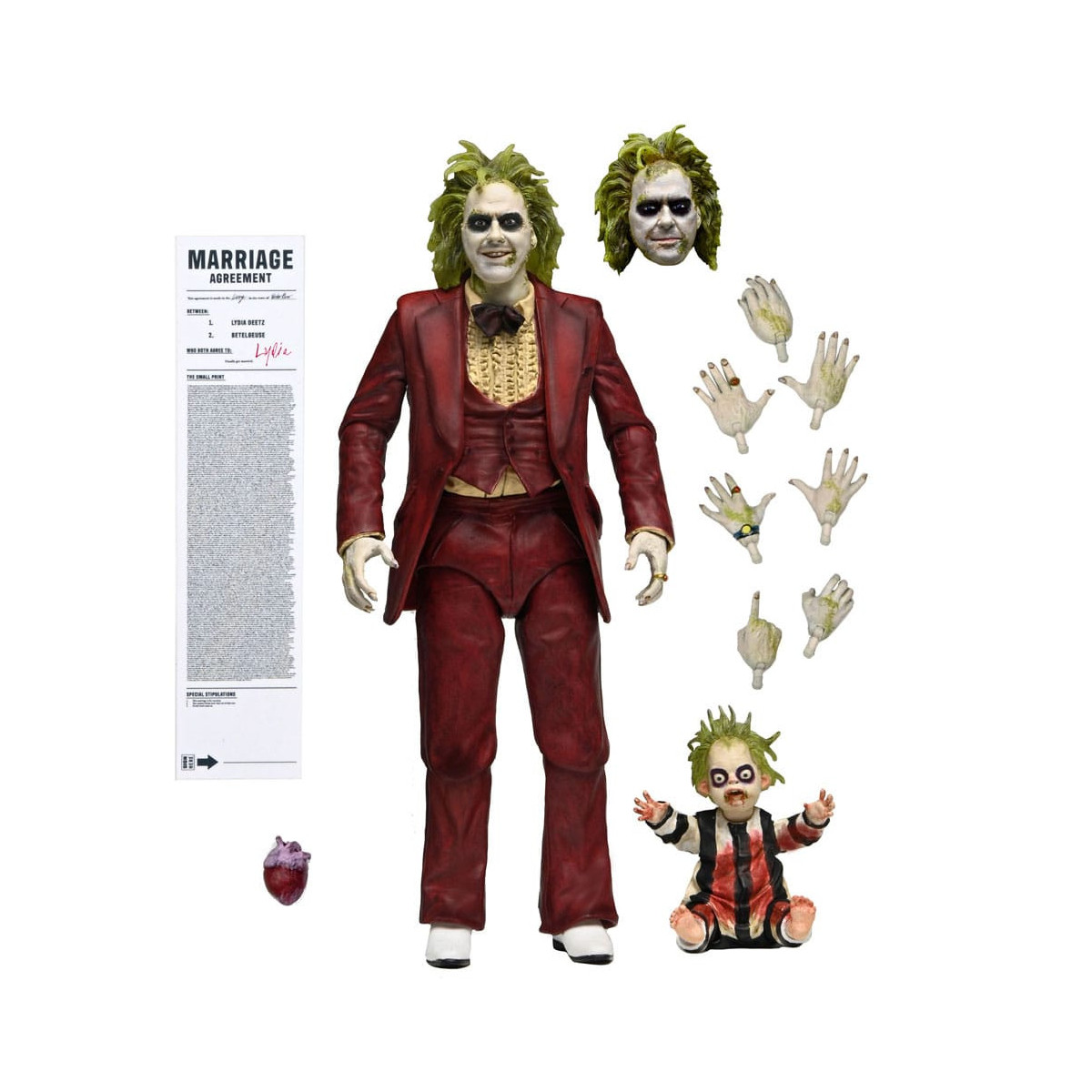 Neca Beetlejuice Beetlejuice - Smoking rosso definitivo Beetlejuice