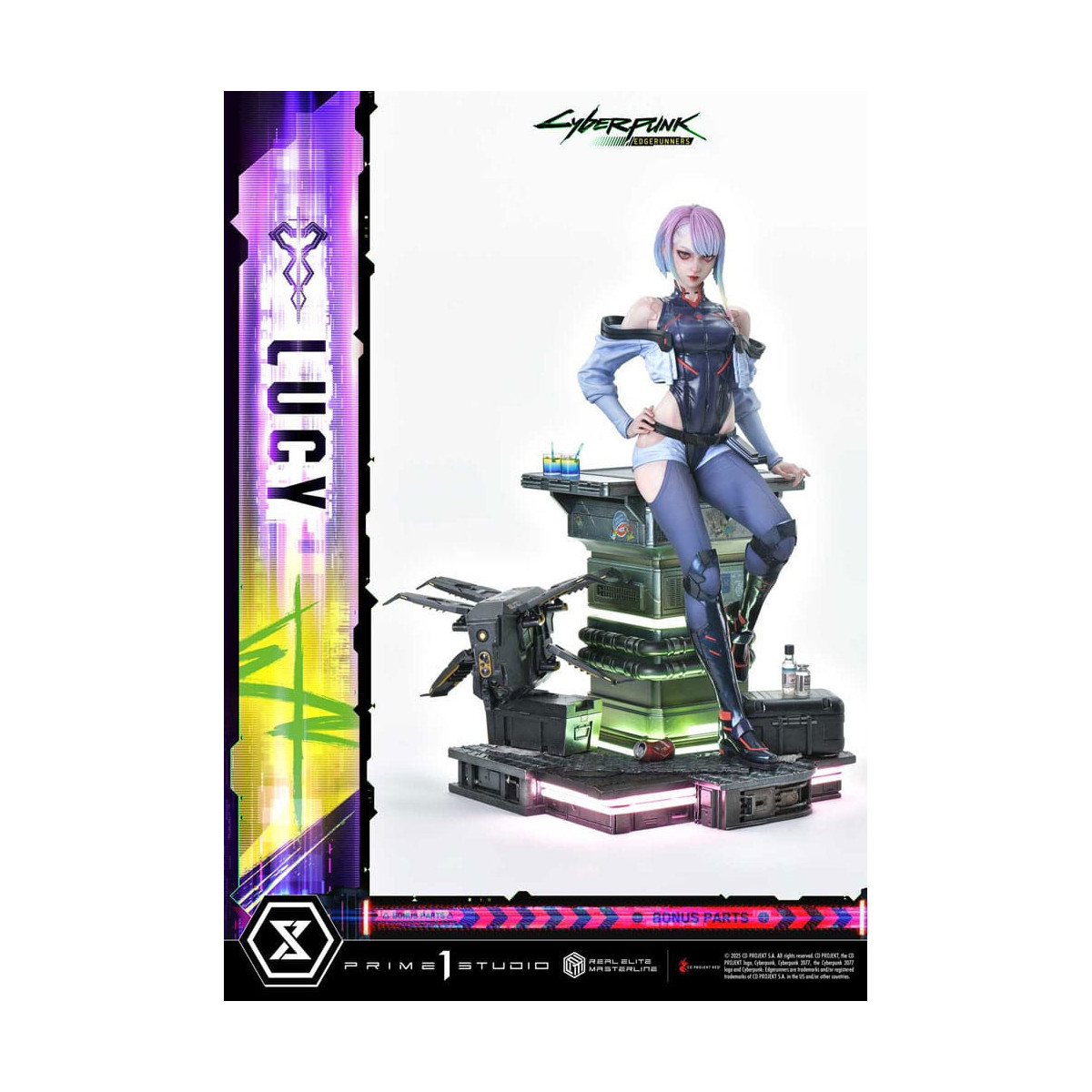 Prime 1 Studio - Cyberpunk: Edgerunners - Lucy Deluxe Versione Bonus Serie Real Elite Masterline 1/4