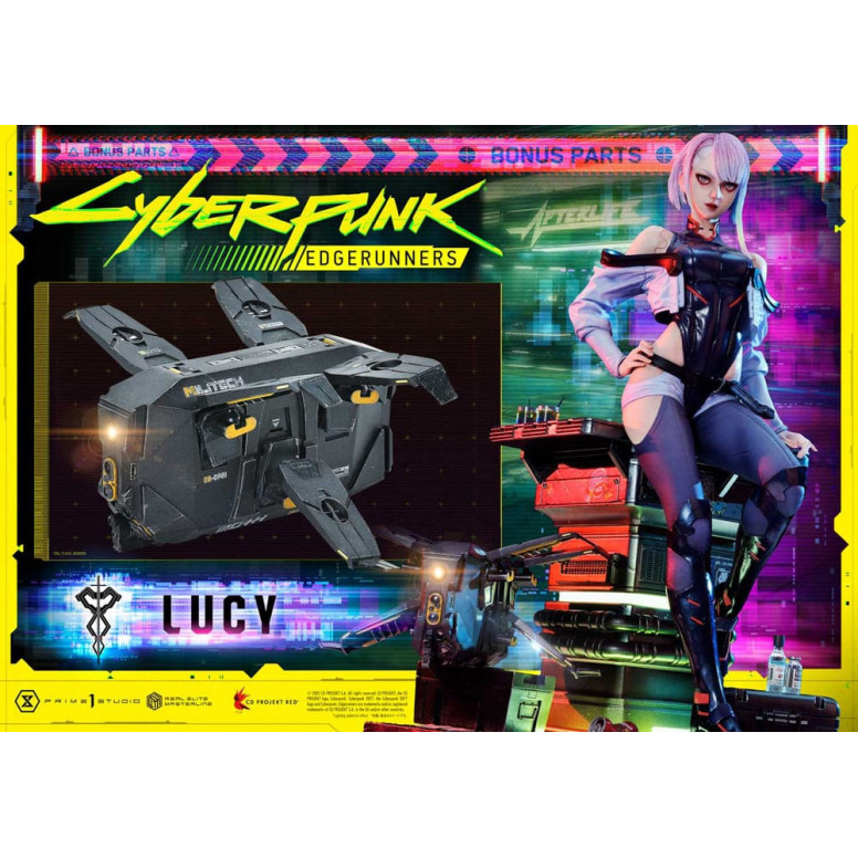 Prime 1 Studio - Cyberpunk: Edgerunners - Lucy Deluxe Versione Bonus Serie Real Elite Masterline 1/4