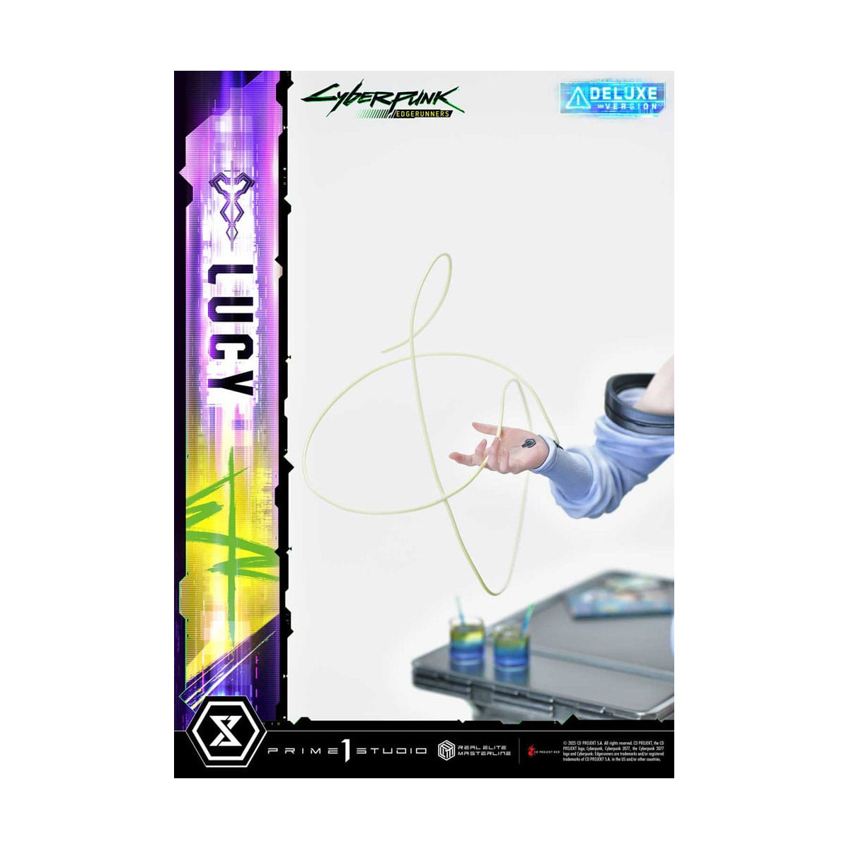 Prime 1 Studio - Cyberpunk: Edgerunners - Lucy Deluxe Versione Bonus Serie Real Elite Masterline 1/4