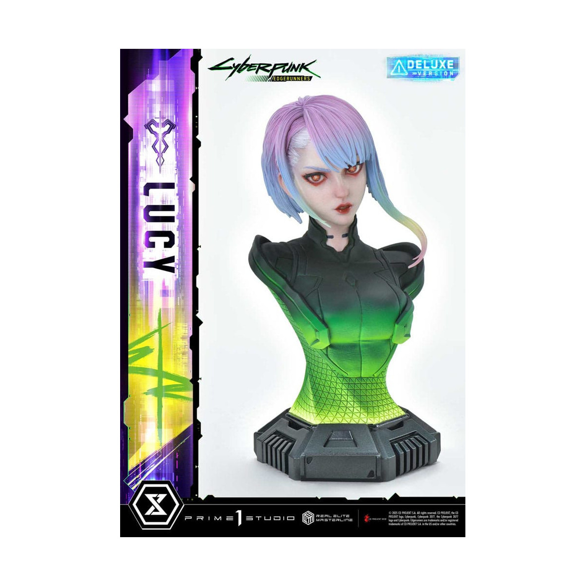 Prime 1 Studio - Cyberpunk: Edgerunners - Lucy Deluxe Versione Bonus Serie Real Elite Masterline 1/4