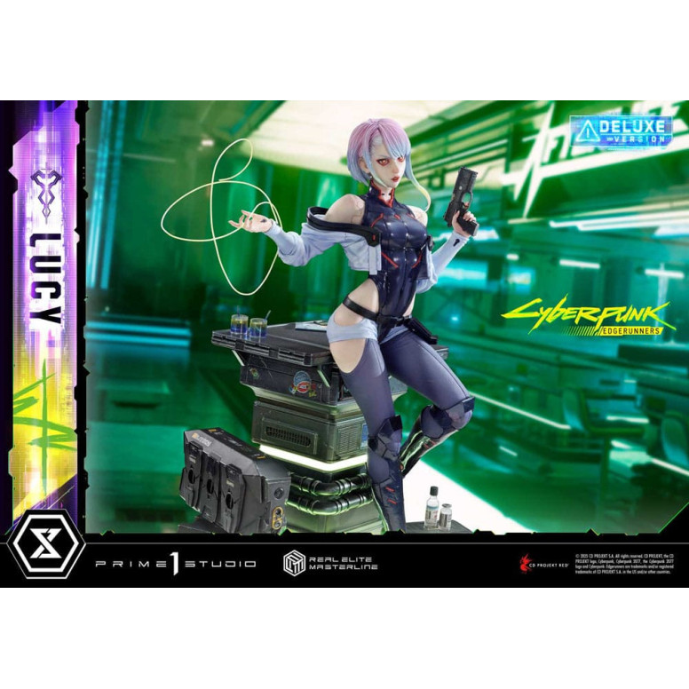Prime 1 Studio - Cyberpunk: Edgerunners - Lucy Deluxe Versione Bonus Serie Real Elite Masterline 1/4