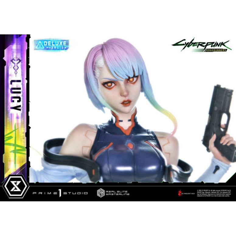 Prime 1 Studio - Cyberpunk: Edgerunners - Lucy Deluxe Versione Bonus Serie Real Elite Masterline 1/4