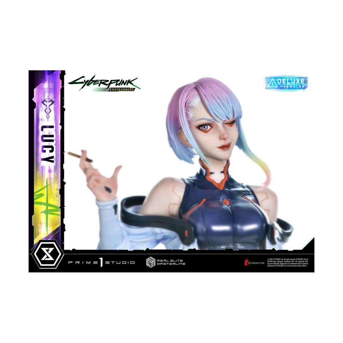 Prime 1 Studio - Cyberpunk: Edgerunners - Lucy Deluxe Versione Bonus Serie Real Elite Masterline 1/4