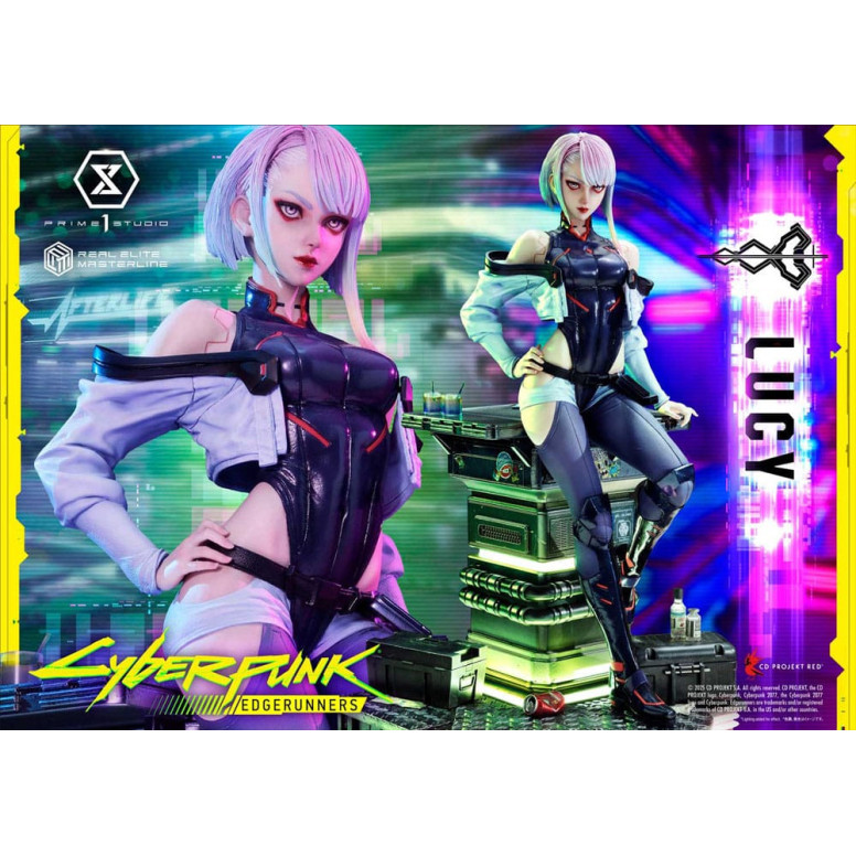 Prime 1 Studio - Cyberpunk: Edgerunners - Lucy Deluxe Versione Bonus Serie Real Elite Masterline 1/4
