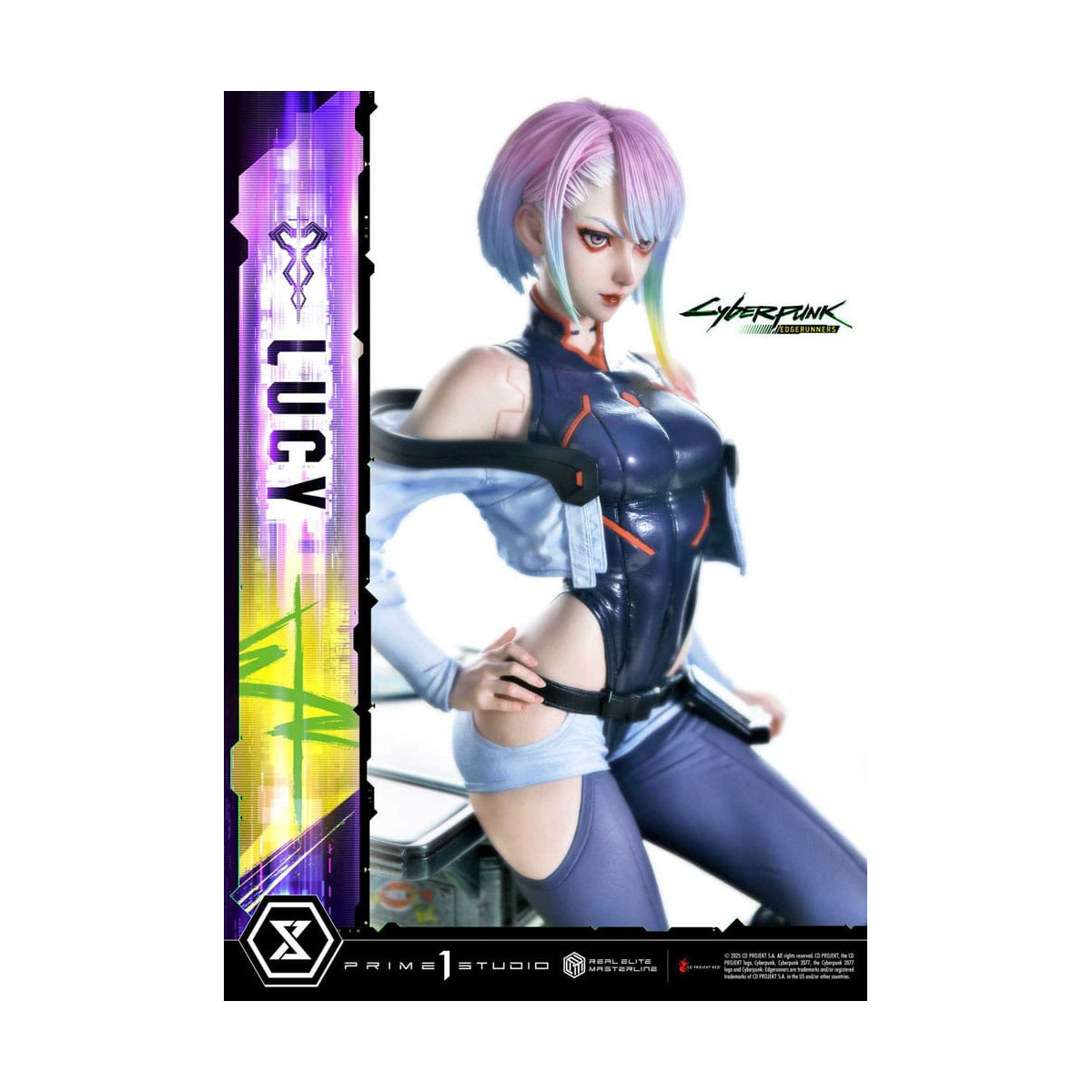 Prime 1 Studio - Cyberpunk: Edgerunners - Lucy Deluxe Versione Bonus Serie Real Elite Masterline 1/4