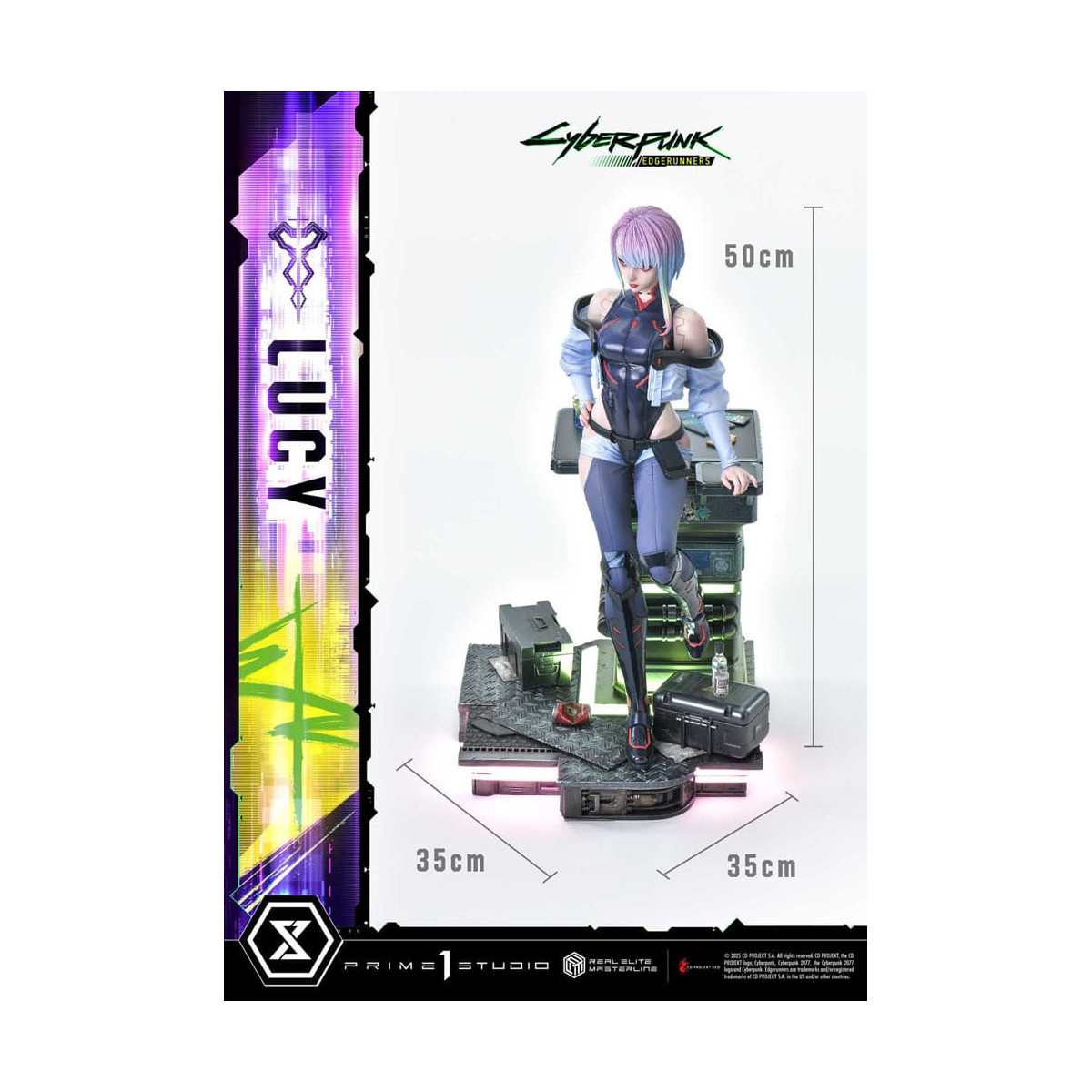 Prime 1 Studio - Cyberpunk: Edgerunners - Lucy Deluxe Versione Bonus Serie Real Elite Masterline 1/4