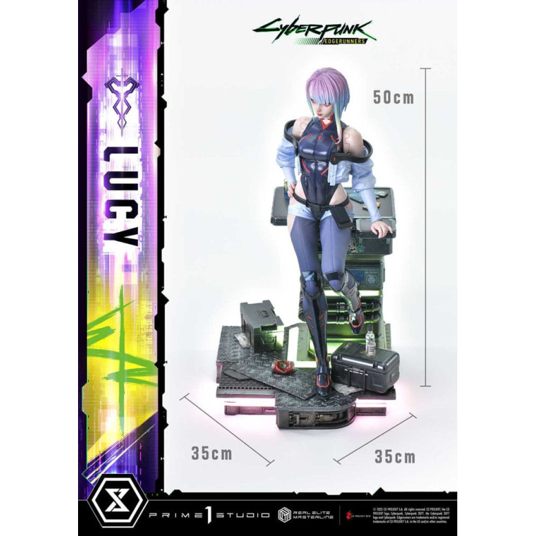 Prime 1 Studio - Cyberpunk: Edgerunners - Lucy Deluxe Versione Bonus Serie Real Elite Masterline 1/4