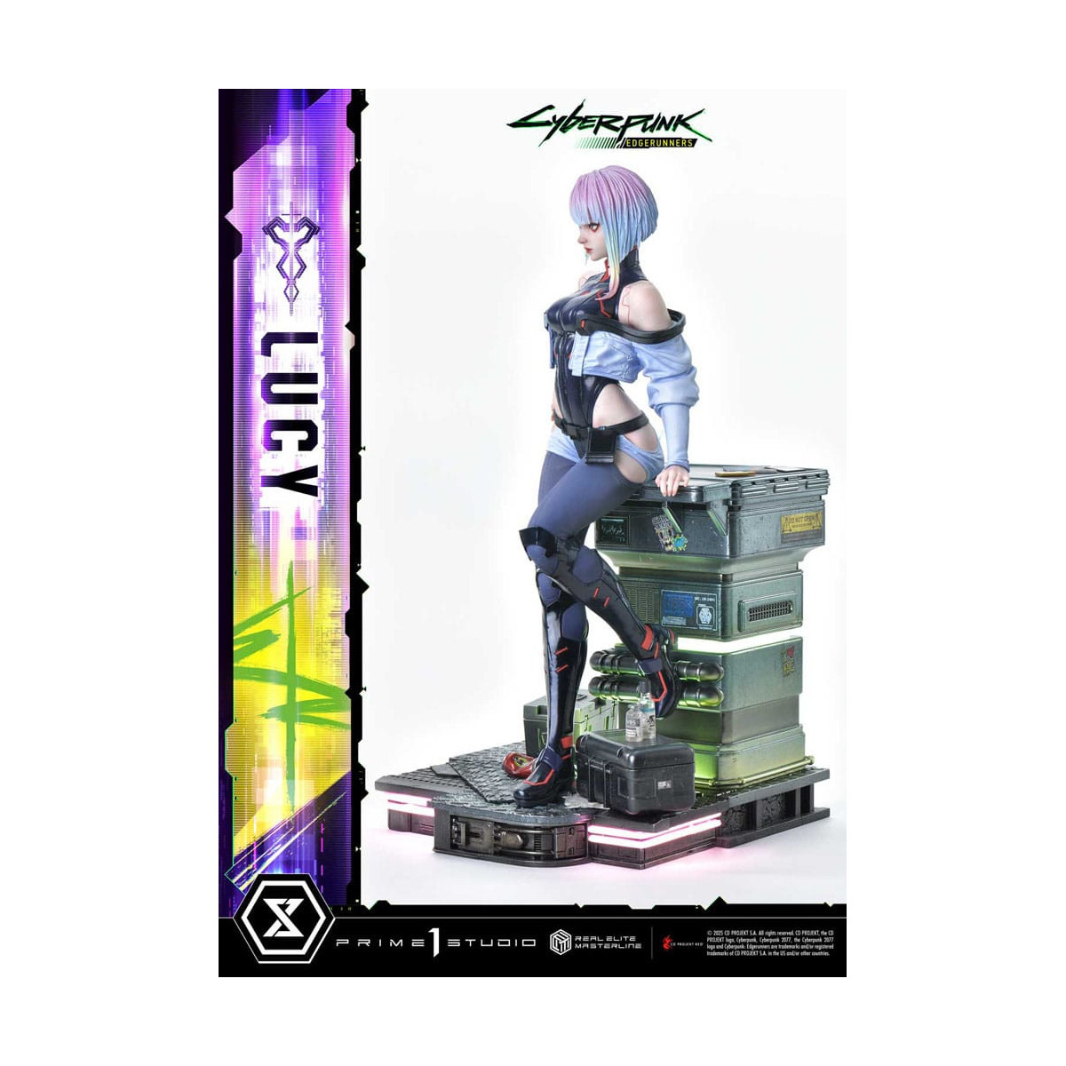 Prime 1 Studio - Cyberpunk: Edgerunners - Lucy Deluxe Versione Bonus Serie Real Elite Masterline 1/4