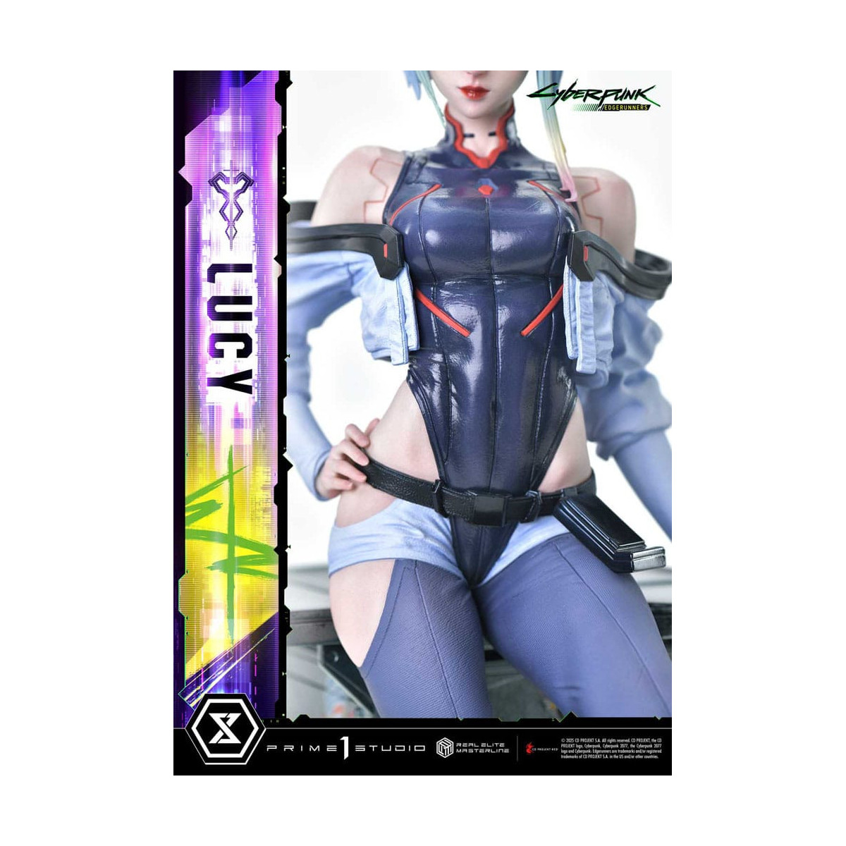 Prime 1 Studio - Cyberpunk: Edgerunners - Lucy Deluxe Versione Bonus Serie Real Elite Masterline 1/4