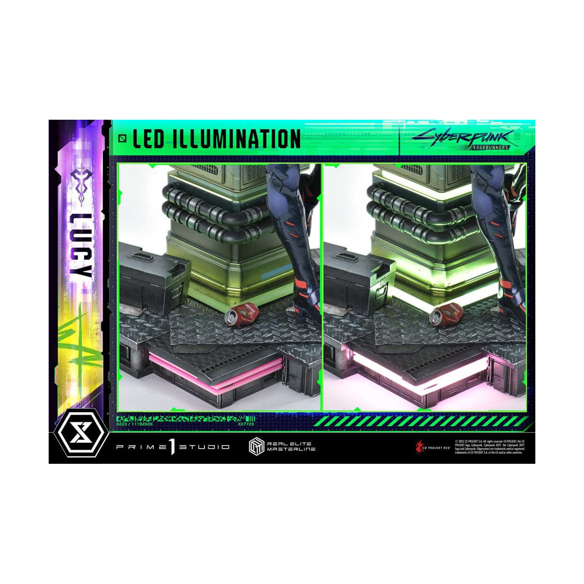 Prime 1 Studio - Cyberpunk: Edgerunners - Lucy Deluxe Versione Bonus Serie Real Elite Masterline 1/4