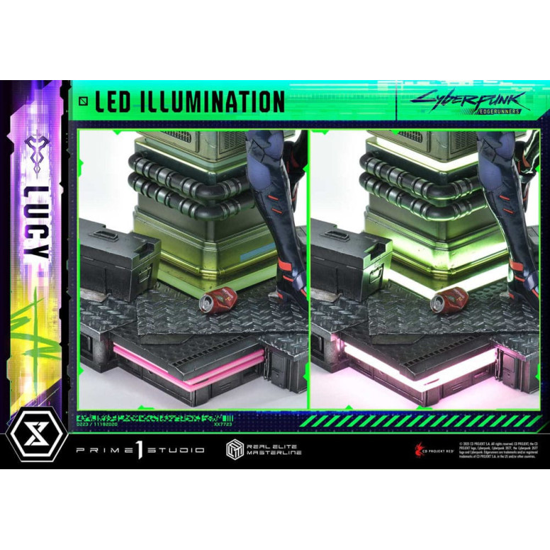 Prime 1 Studio - Cyberpunk: Edgerunners - Lucy Deluxe Versione Bonus Serie Real Elite Masterline 1/4