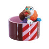Enesco Disney - Mini figura Romero Britto Lady 70° Anniversario - Lady e il vagabondo