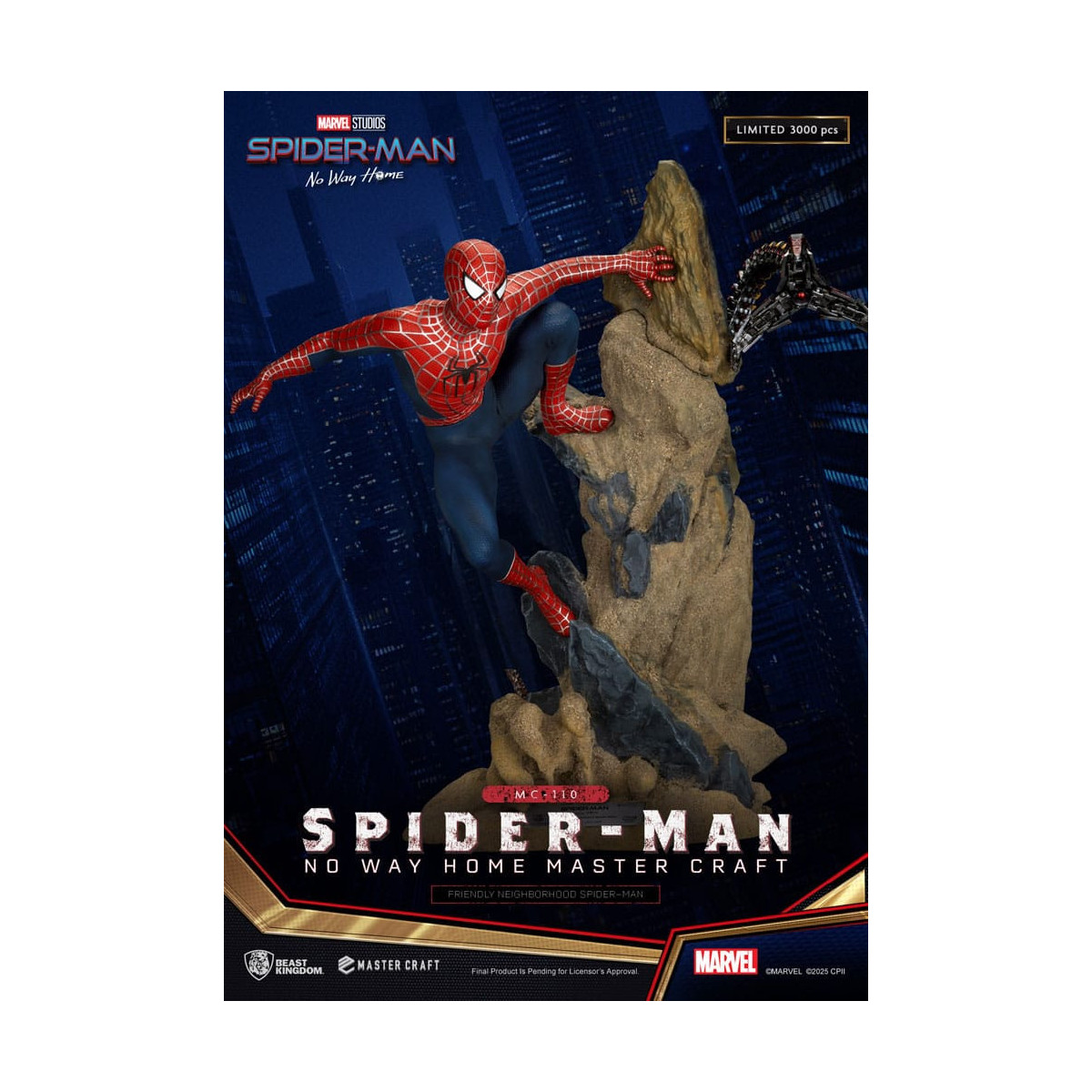 Beast Kingdom Marvel - Master Craft L'amichevole Spider-Man di quartiere - Spider-Man: Non c'è via di casa
