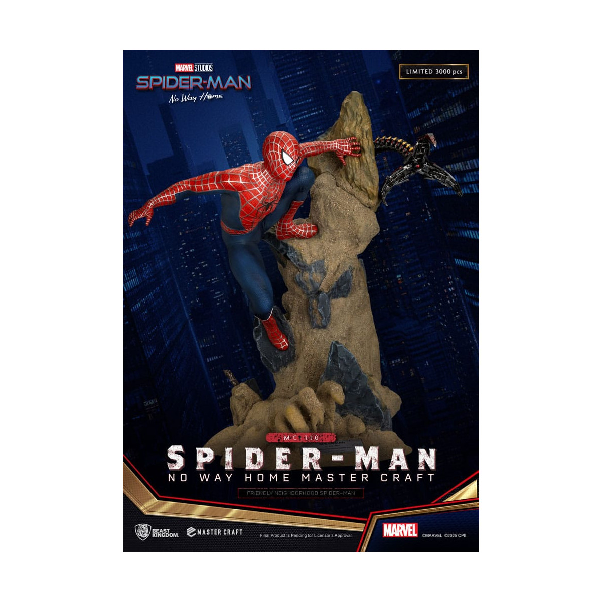 Beast Kingdom Marvel - Master Craft L'amichevole Spider-Man di quartiere - Spider-Man: Non c'è via di casa