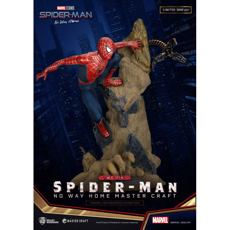 Beast Kingdom Marvel - Master Craft L'amichevole Spider-Man di quartiere - Spider-Man: Non c'è via di casa