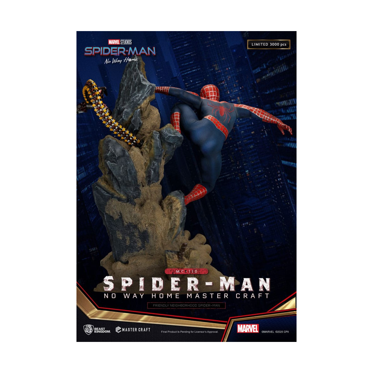 Beast Kingdom Marvel - Master Craft L'amichevole Spider-Man di quartiere - Spider-Man: Non c'è via di casa