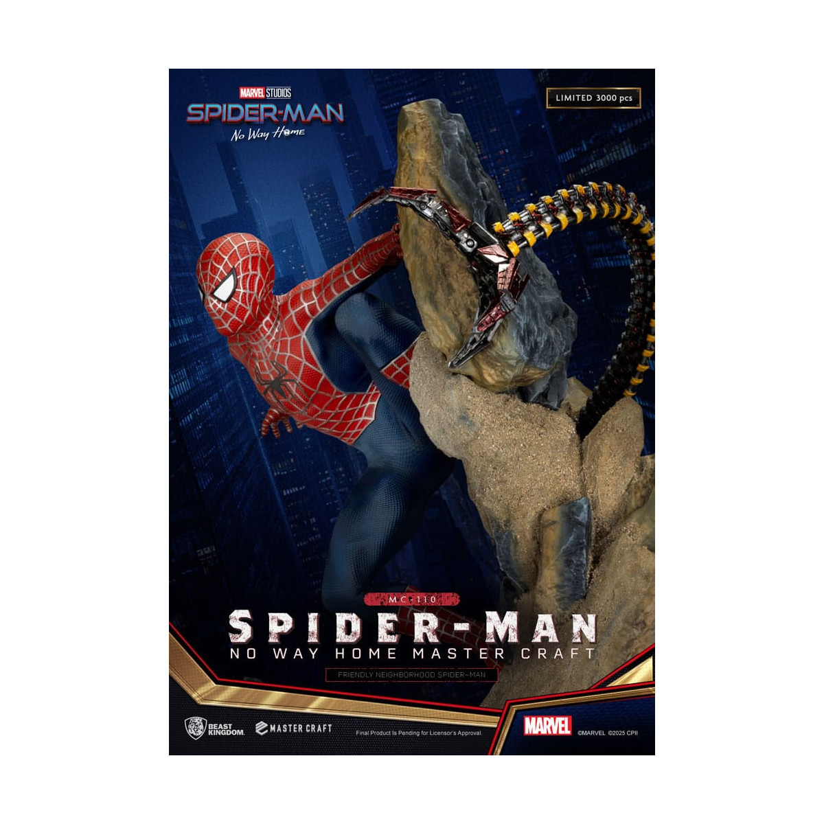 Beast Kingdom Marvel - Master Craft L'amichevole Spider-Man di quartiere - Spider-Man: Non c'è via di casa