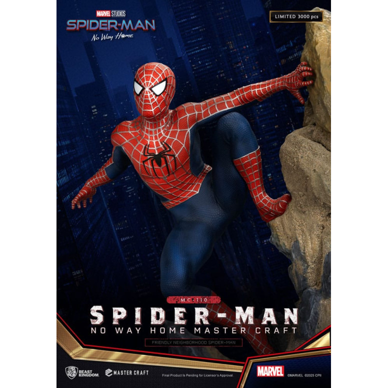 Beast Kingdom Marvel - Master Craft L'amichevole Spider-Man di quartiere - Spider-Man: Non c'è via di casa