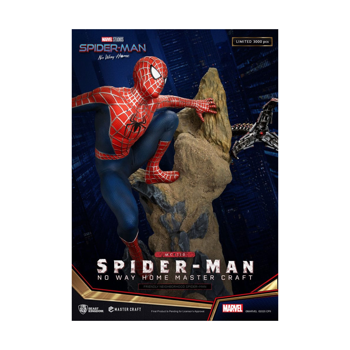 Beast Kingdom Marvel - Master Craft L'amichevole Spider-Man di quartiere - Spider-Man: Non c'è via di casa
