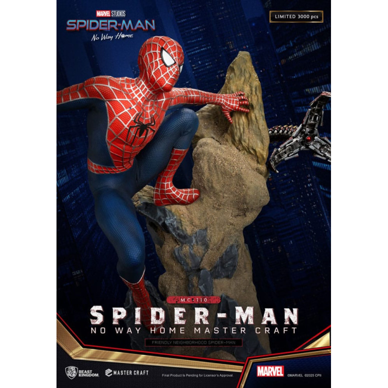 Beast Kingdom Marvel - Master Craft L'amichevole Spider-Man di quartiere - Spider-Man: Non c'è via di casa