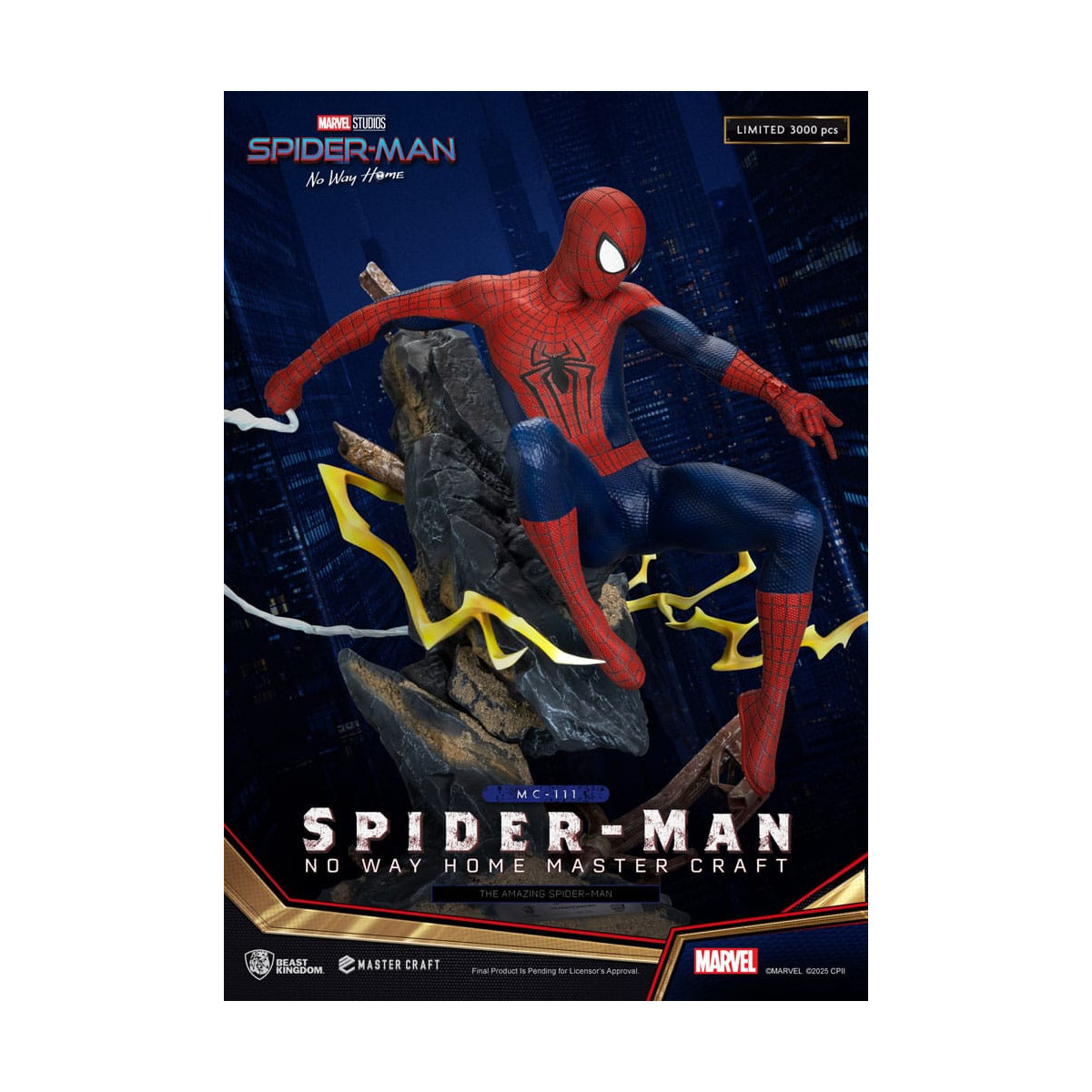 Beast Kingdom Marvel - Master Craft L'incredibile Uomo Ragno - Spider-Man: Non si torna a casa