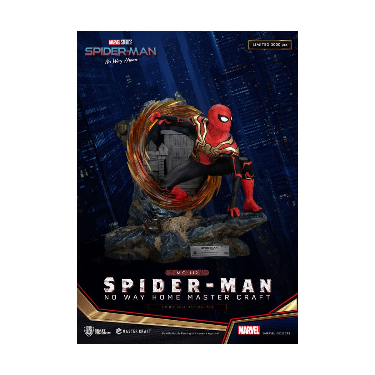 Beast Kingdom Marvel - Master Craft L'incredibile Uomo Ragno - Spider-Man: Non si torna a casa