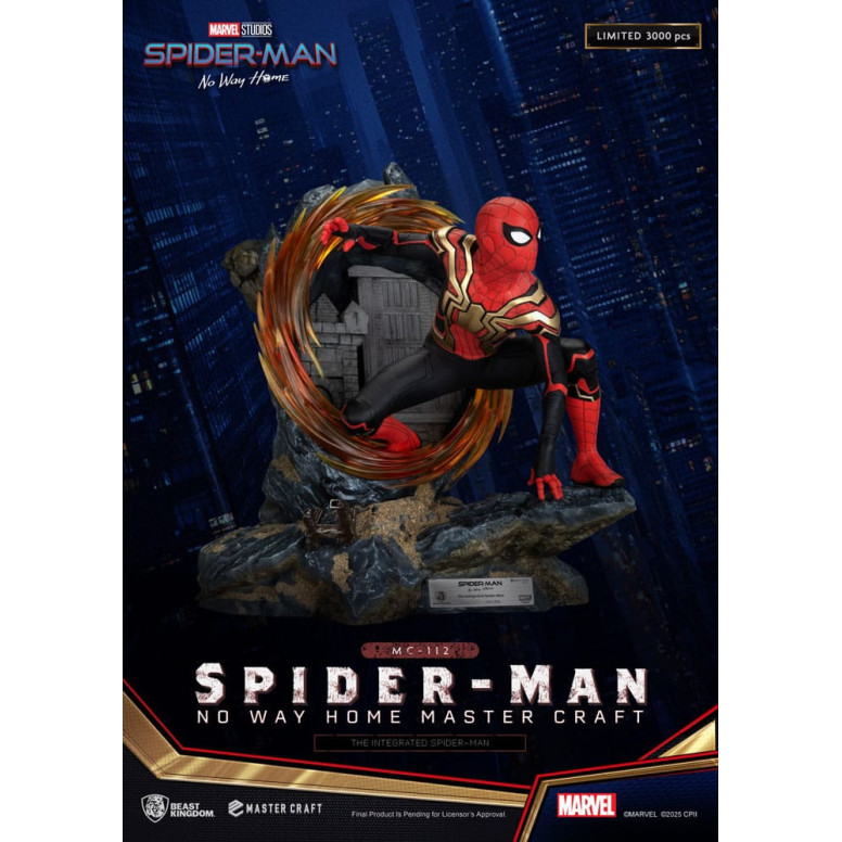 Beast Kingdom Marvel - Master Craft L'incredibile Uomo Ragno - Spider-Man: Non si torna a casa