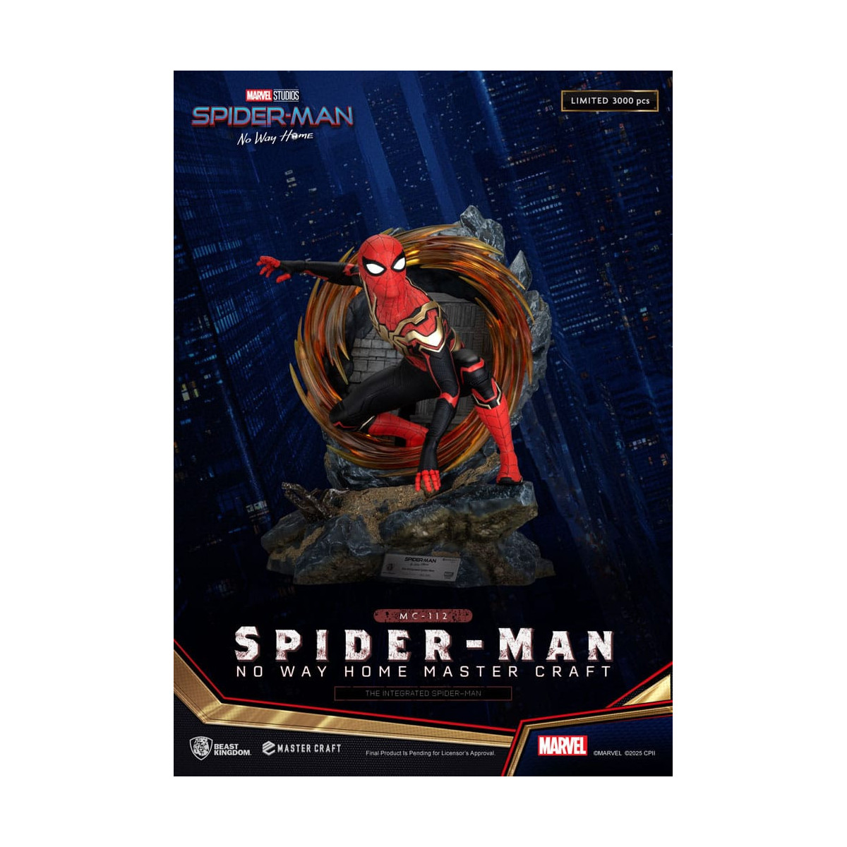 Beast Kingdom Marvel - Master Craft L'incredibile Uomo Ragno - Spider-Man: Non si torna a casa