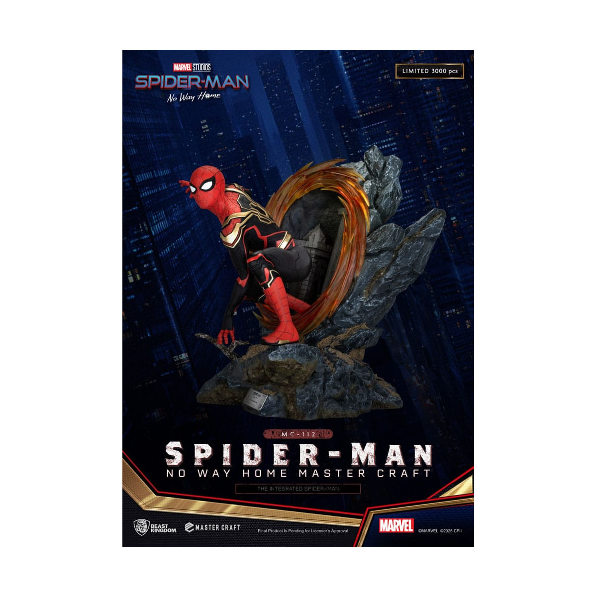 Beast Kingdom Marvel - Master Craft L'incredibile Uomo Ragno - Spider-Man: Non si torna a casa