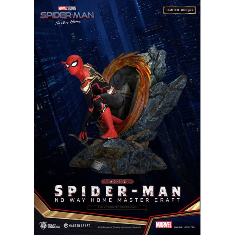 Beast Kingdom Marvel - Master Craft L'incredibile Uomo Ragno - Spider-Man: Non si torna a casa