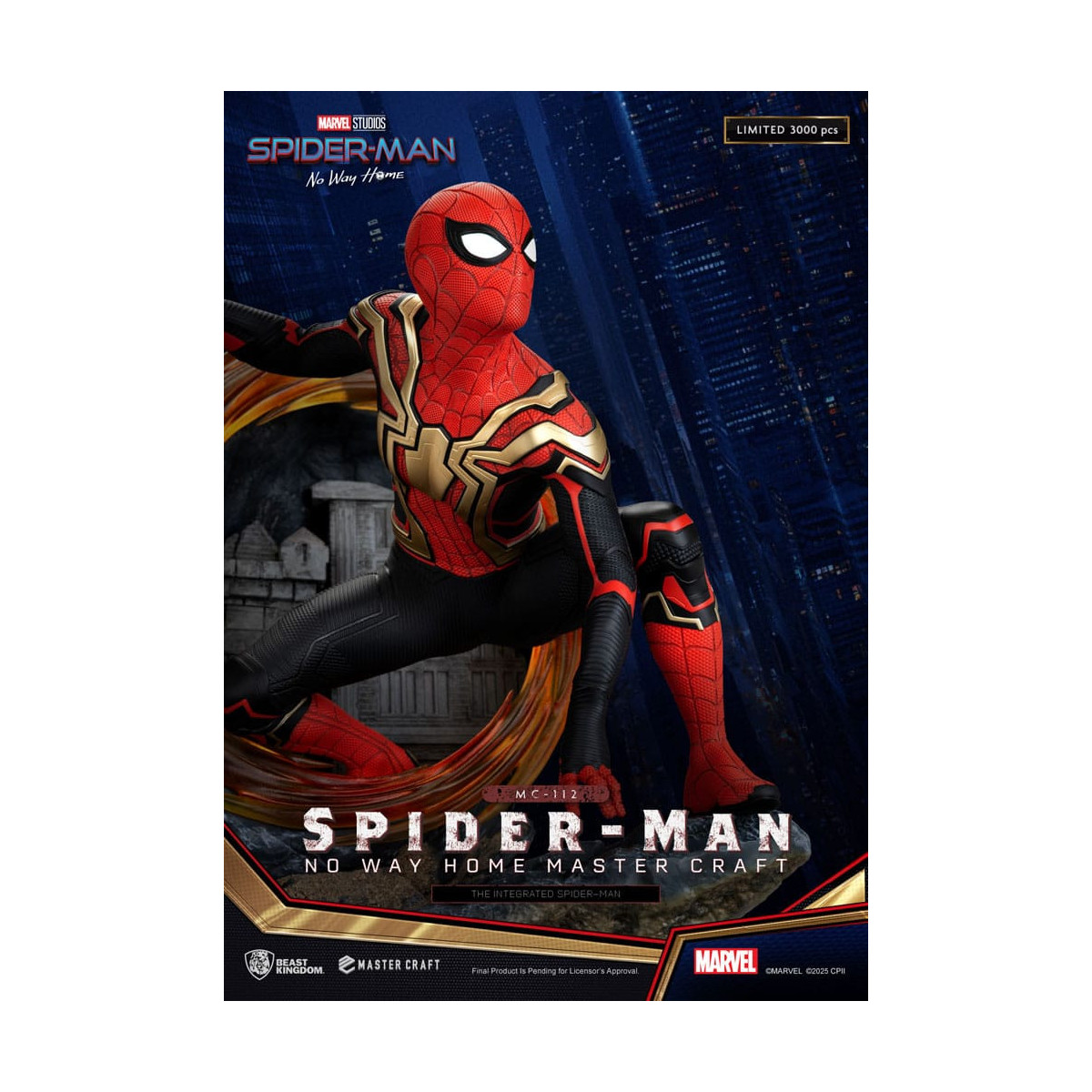 Beast Kingdom Marvel - Master Craft L'incredibile Uomo Ragno - Spider-Man: Non si torna a casa