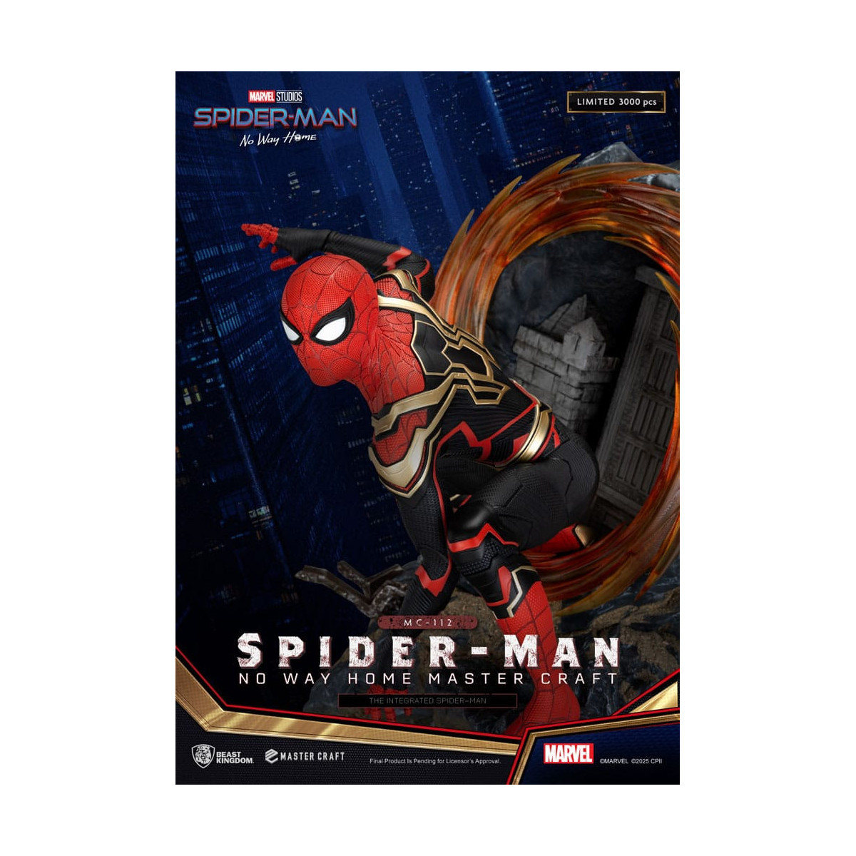 Beast Kingdom Marvel - Master Craft L'incredibile Uomo Ragno - Spider-Man: Non si torna a casa