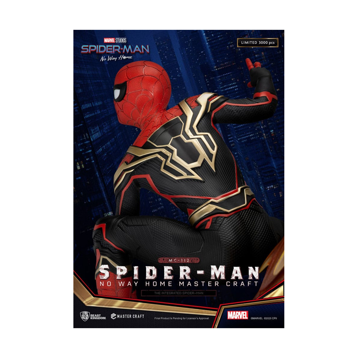 Beast Kingdom Marvel - Master Craft L'incredibile Uomo Ragno - Spider-Man: Non si torna a casa