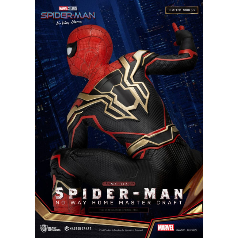 Beast Kingdom Marvel - Master Craft L'incredibile Uomo Ragno - Spider-Man: Non si torna a casa