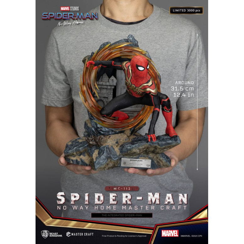 Beast Kingdom Marvel - Master Craft L'incredibile Uomo Ragno - Spider-Man: Non si torna a casa