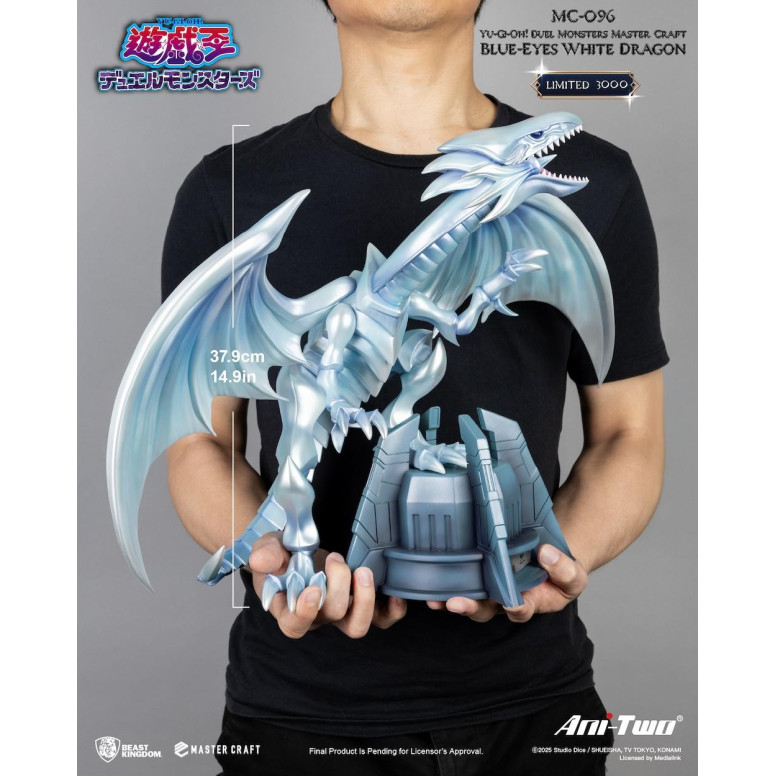 Beast Kingdom - Master Craft YU-GI-OH Duel Monsters - Dragon Bianco con occhi blu